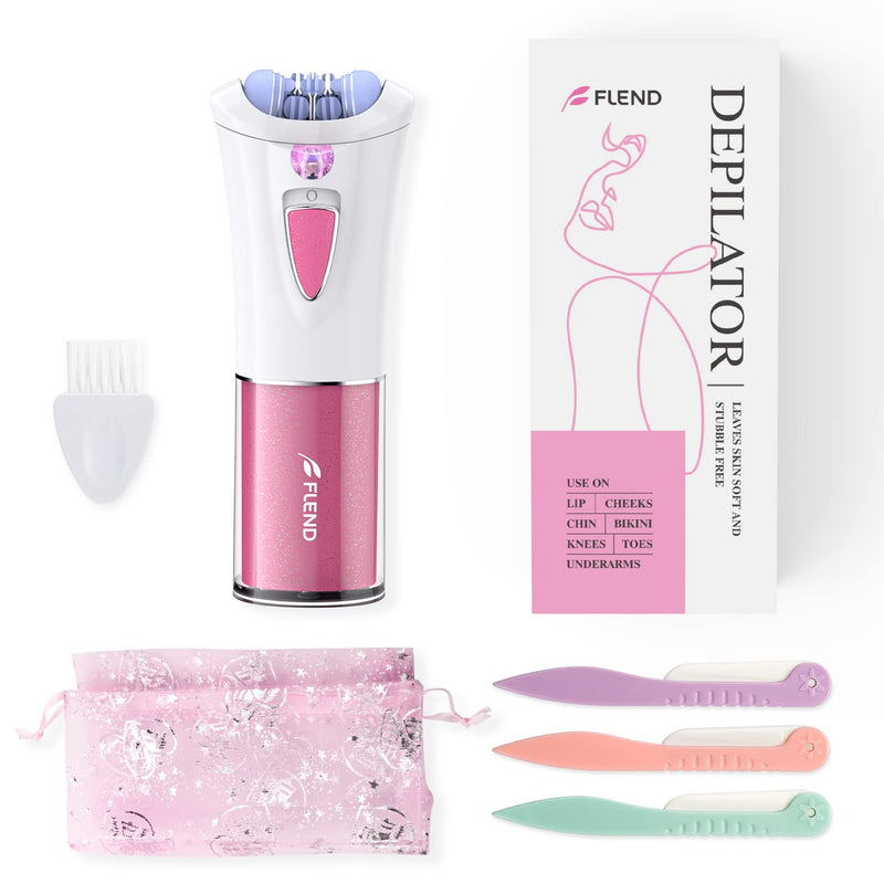 [Australia] - Epilator Women, Facial Epilator Women with LED Light Women Wireless Epilator Face Body Hair Removal Electric Hair Remover Women's Epilator for Face Body Armpit Bikini Leg Mini 