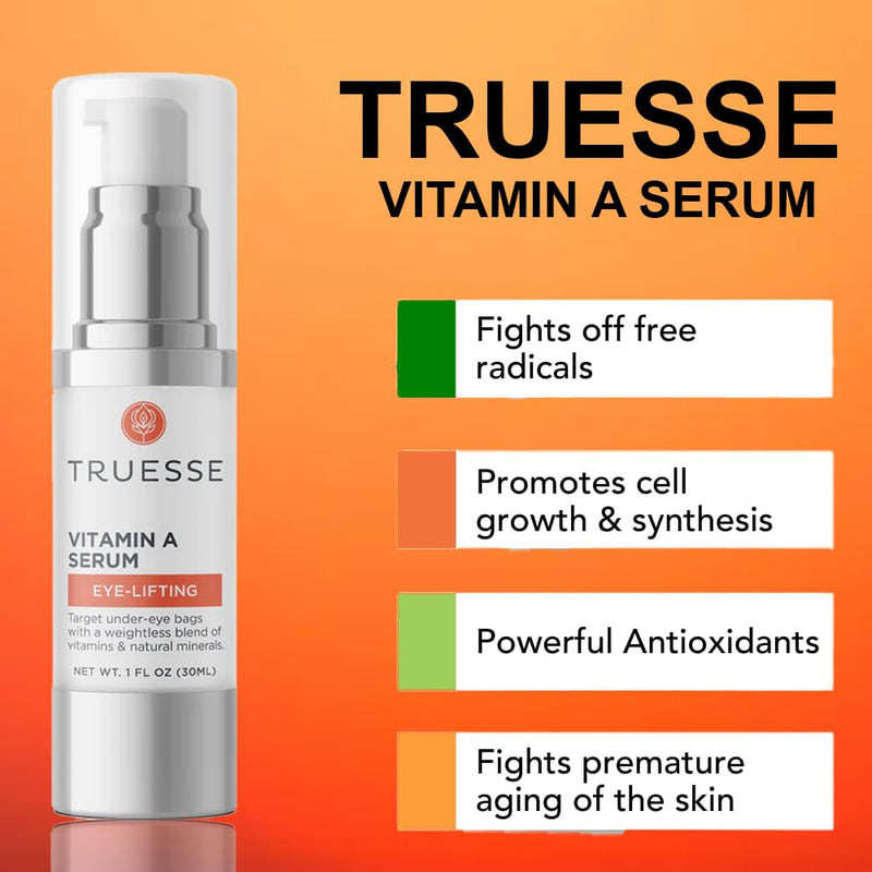 Ayurvedic Vitamin A Serum – Natural Retinol for Firm Bright Skin - Reduces Under Eye Bags – Hyaluronic Acid for Hydration