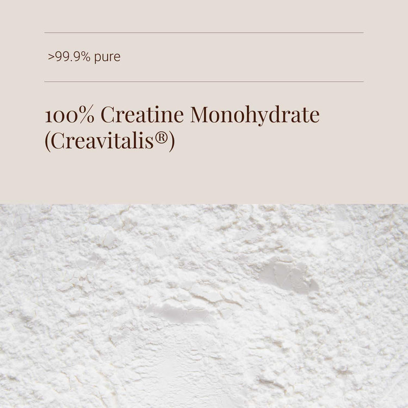 Creatine Monohydrate Capsules 120 Vegan Caps – 3.5g Daily Serving – 99.9% Pure Creavitalis® – Strength, Recovery & Mental Focus Support – Creatine for Women – Gym Supplements for Men
