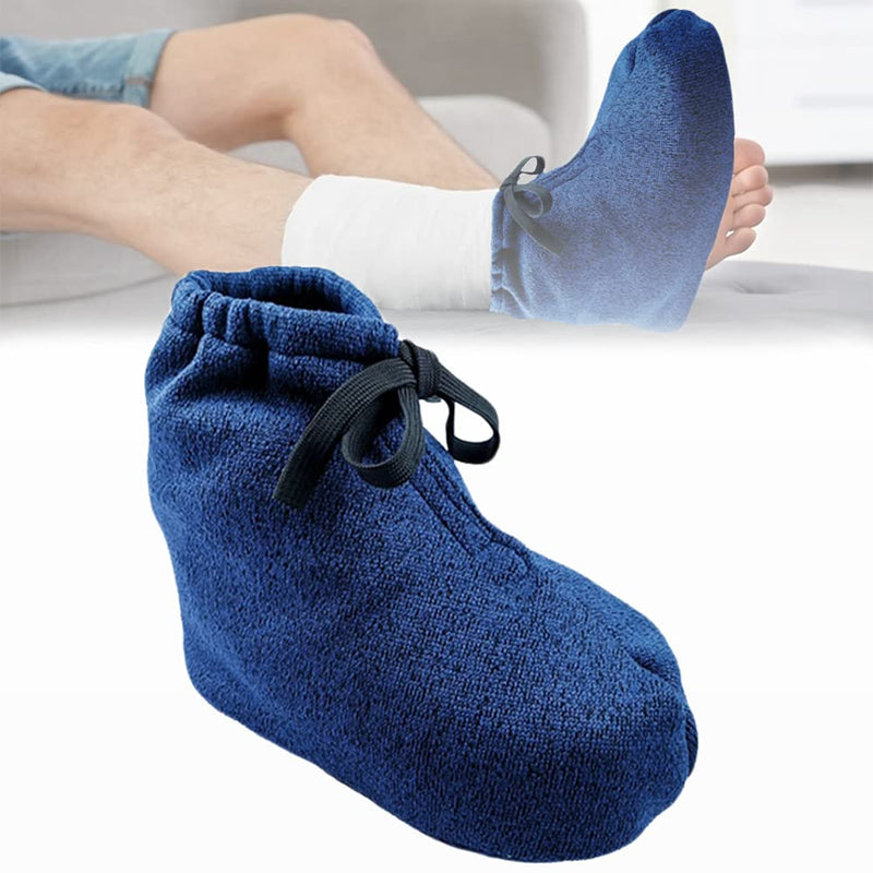 Cast Toe Sock Cover for Foot Ankle Cast, Warm Plaster Stocking Protective Accessories, Breathable & Adjustable, 1 Pcs (S) S