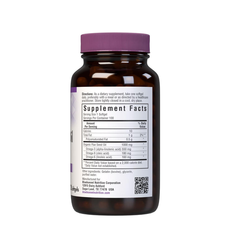 [Australia] - Bluebonnet NUTRITION FLAX SEED OIL 1000 mg 