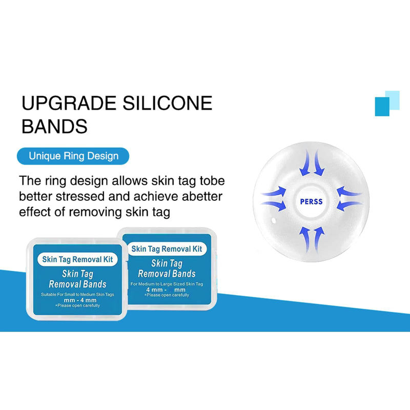 [Australia] - Tag Remover Device, Stalk Wart Removal Device, 3 in 1 Skin Tag Fibroma Removal Quick Kit, Safe for Face, Neck and Body Azure Blue 