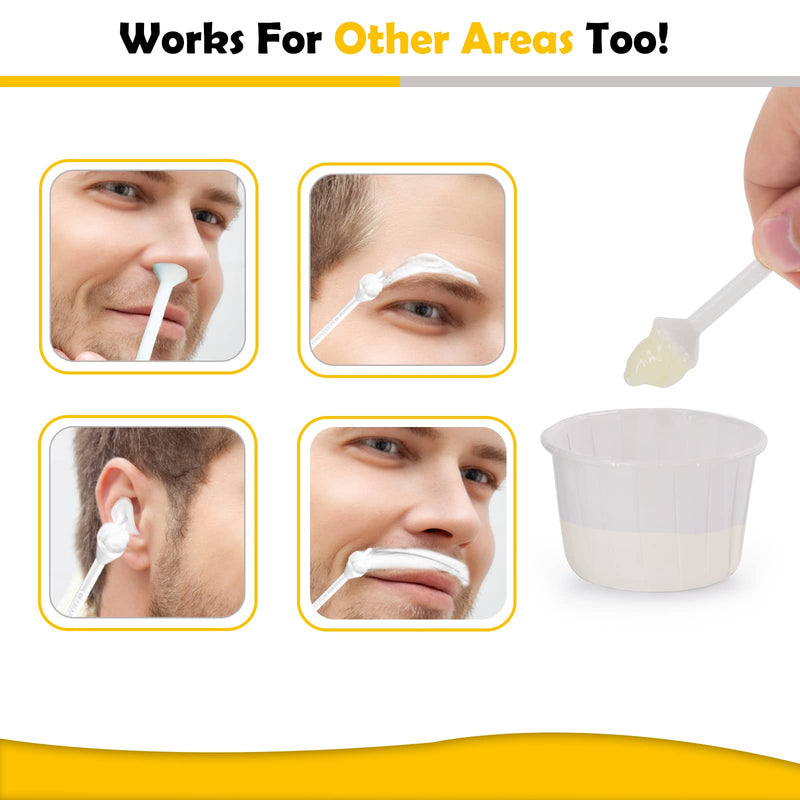 [Australia] - 120g Nose Hair Waxing Kit with 40 Applicators - Quick & Painless Hair Remover for Men and Women, Up to 20 Uses 120g 
