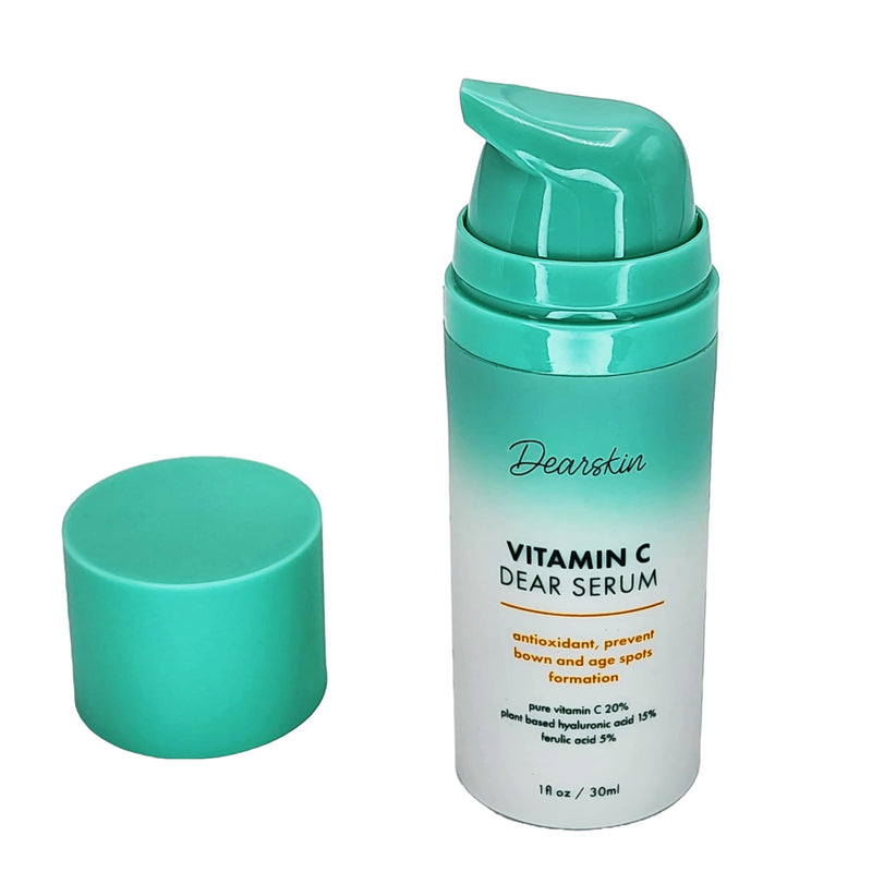 2 PACK Vitamin C Serum 20% - PURE L-ASCORBIC ACID, Ferulic Acid, Hyaluronic Acid Botanic, Vitamin E Organic Cruelty Free for Face and Neck Best Antioxidant, Treatment for Wrinkles, Men and Women 2 Pack