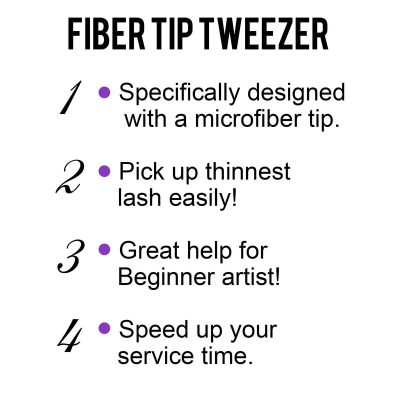 Fiber Tip Lash Tweezers For Eyelash Extension 4 Pcs Tweezers Professional Artist Tech Work Kit Tools,Best Volume Eyelash Lashes Extensions Precision Supplies Volume Boot 90 45 Degree(Multi) Multi