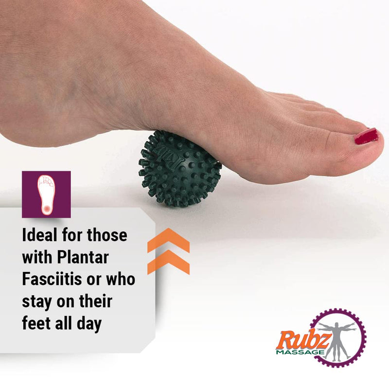 [Australia] - Due North Foot Rubz Hand & Back Massage Ball - Relieve Pain from Plantar Fasciitis, Tight Muscles & Sore Feet - Massage Tool Hand & Foot Ball 