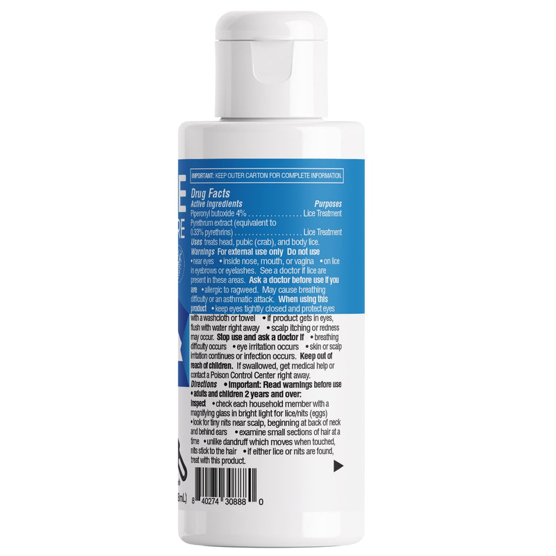 [Australia] - Lice Killing Shampoo 4 FL OZ - Maximum Stregth With Special Lice Comb - Made in the USA 