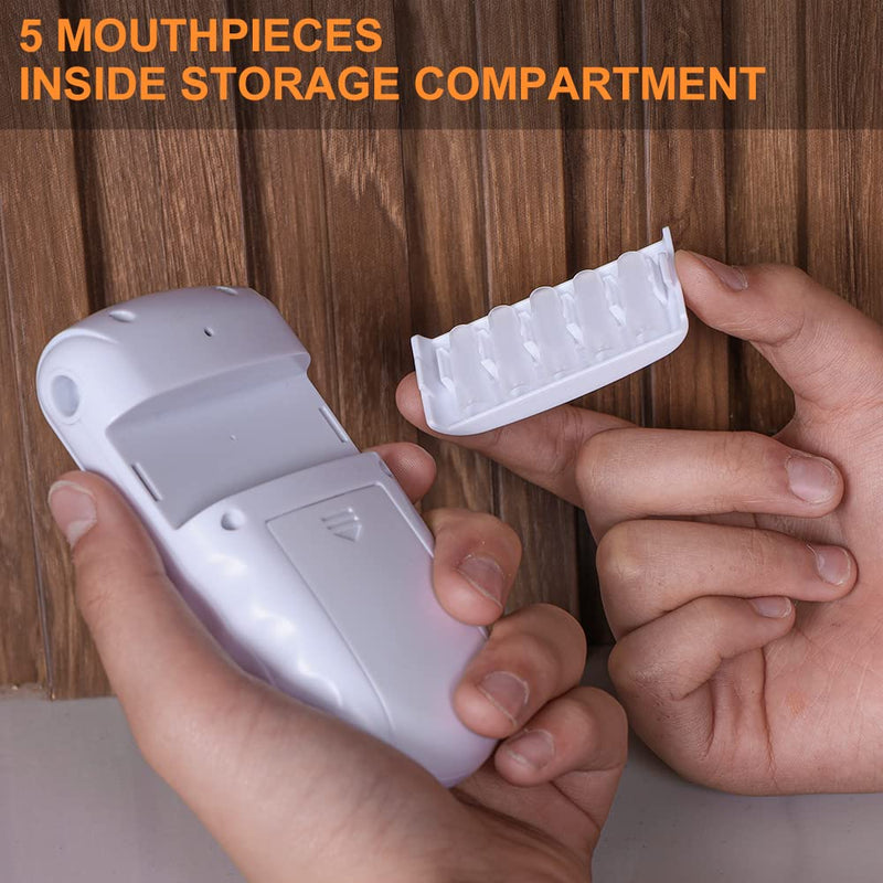 [Australia] - Ketone Breath Tester, Ketosis Meter, Keto Breathalyzer with 10pc Mouthpieces(mmol/L Display Units) Black-a 