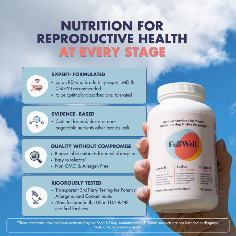 [Australia] - Prenatal Vitamins | choline, folate, vitamin D for fetal growth, brain development | 26+ Vital Nutrients | Dietitian-Formulated, OBGYN recommended, non-GMO, 3rd Party tested, 30 Servings Original 240 Count (Pack of 1) 