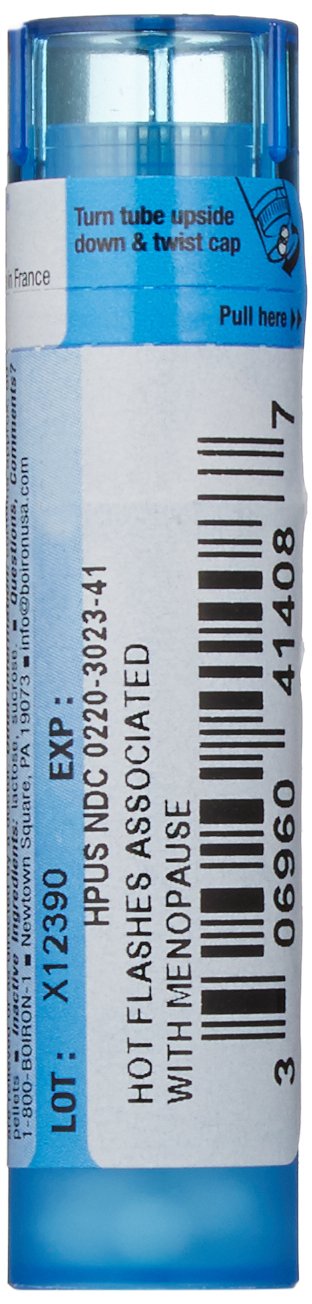 Boiron Lachesis Mutus 6C (Pack of 5), Homeopathic Medicine for Hot Flashes