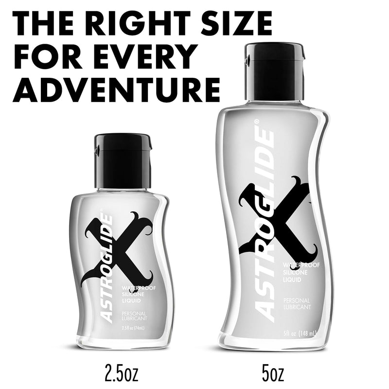 [Australia] - Astroglide Silicone Lube (5oz), X Premium Personal Lubricant, Extra Long-Lasting Silky Lube, Waterproof Unscented 5 Ounce (Pack of 1) 
