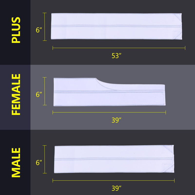 [Australia] - Rib Injury Binder Belt, Universal Men's Rib Cage Support Belt for Bruised, Fractured or Dislocated Ribs Protection, Post Surgery Compression Belly Band Wrap and Chest Support (Universal Male) Universal Male 