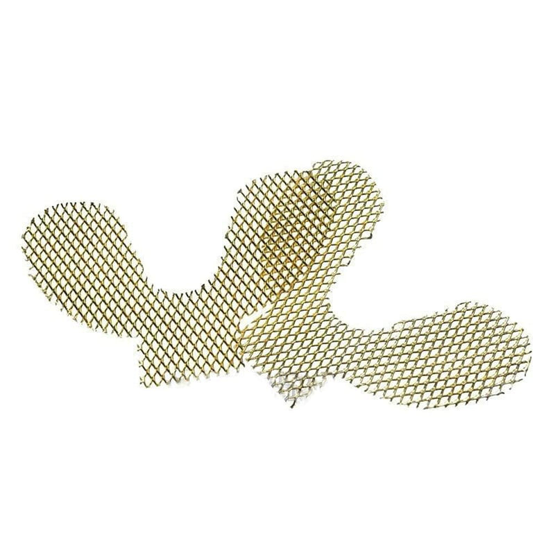 [Australia] - 20pcs Lower Golden Metal Palatal Reinforcement Mesh For Acrylic Partial Denture Dental Materials 