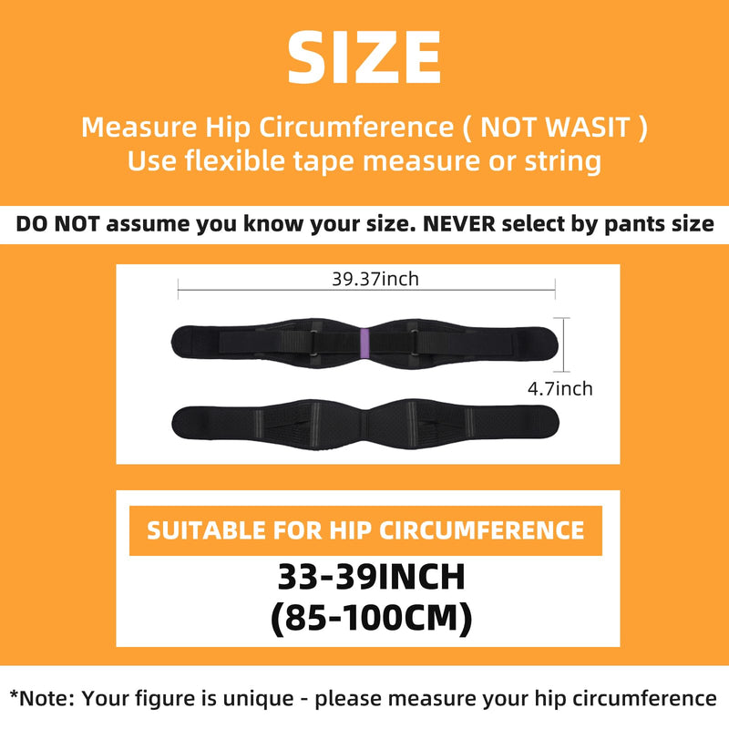 Sacroiliac Si Joint Hip Belt for Women and Men – Adjustable Sciatica Belt for Lower Back and Pelvic Support – 360° Anti-Slip SI Joint Brace for Pain Relief and Stability