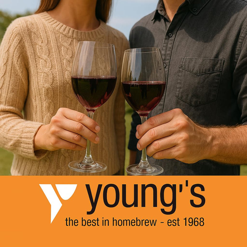 Young's Home Brewers Wine Yeast Compound with Yeast Nutrient & Campden Tablets - Suitable for Homemade Wine Making and Brewing - 60g Compound, 100g Nutrient, 50pk Tablets
