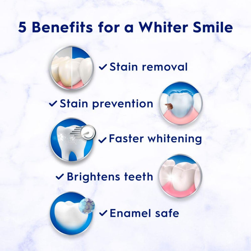[Australia] - Crest 3D White Brilliance Bright Mint Teeth Whitening Toothpaste, 4.3 oz Pack of 3, 100% More Surface Stain Removal, 24 Hour Active Stain Prevention, Whiter Teeth in 3 Days 