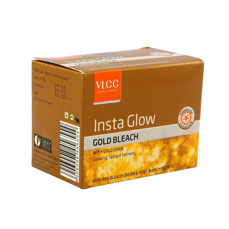 [Australia] - VLCC Natural Sciences Insta Glow Gold Bleach (Pack Of 2) 30 g 