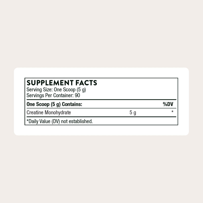 THORNE Creatine - Micronized Creatine Monohydrate Powder - Support for Muscles & Cognitive Function* - for Women & Men - Unflavored - NSF Certified for Sport - 5 g per Serving - 90 Servings 90 Servings (Pack of 1)