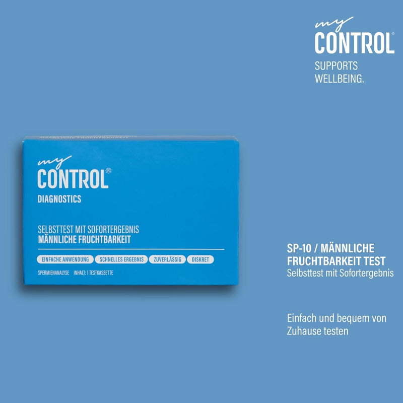 [Australia] - my Control Diagnostics rapid test men - sperm concentration test for men - SP-10 / male fertility - easy testing from home 