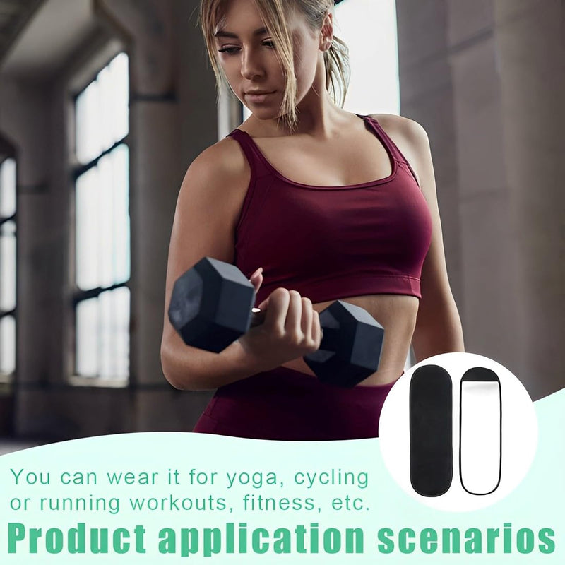 [Australia] - VYIBPDY Sweat Bands, Slimming Bands for Arms, Slimming Arms, Anti-Sweat Bands for Sauna Arms, Training Sleeves, Adjustable, Sports Training 