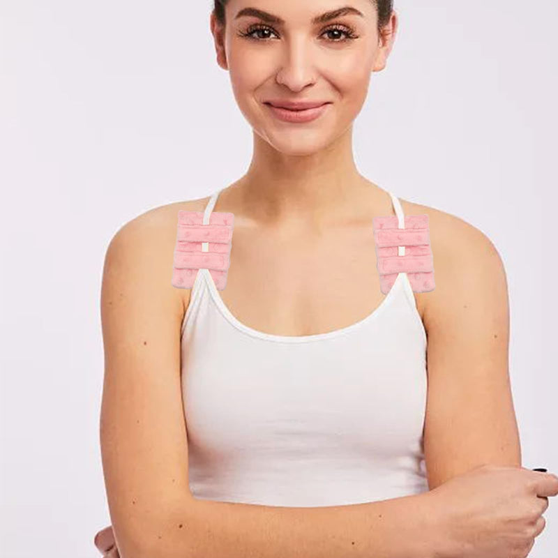 [Australia] - 2 Pack Pacemaker Pillow for Bra, Chemo Port Pillow for Chemo Patients, Chemo Port Bra Cushion, Pacemaker Protector, Post Surgery Bra Strap Pads Heart Surgery Recovery Gift (Pink) Style 1: Pink 