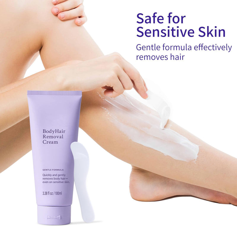 [Australia] - Hair Removal Cream,Body Hair Removal Cream Sensitive Skin,Gentle and Effective Depilatory Formula for Smooth Skin,Ideal for Legs, Arms, and Bikini Area-2pcs 