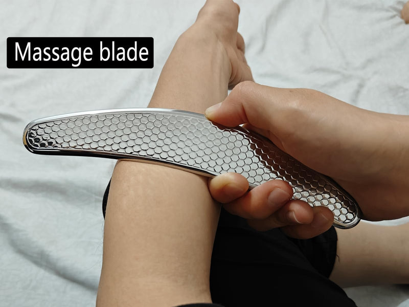 [Australia] - 3 in 1 Professional IASTM Massage Tool Set, Stainless Steel Muscle Scraper, Physical Therapy Tools for Soft Tissue GYX COELE-03 
