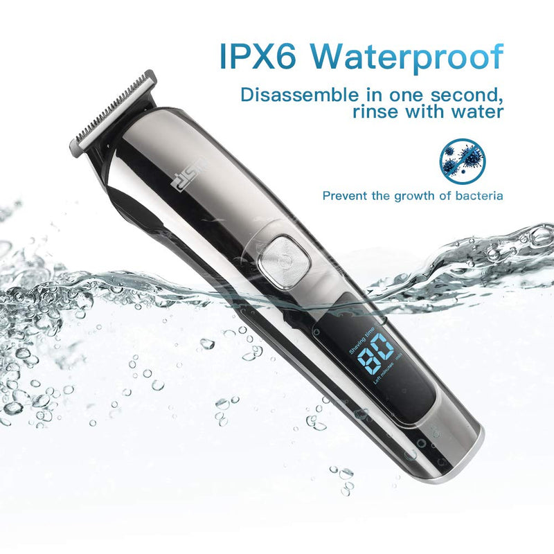 [Australia] - DSP® Facial Hair Trimmer for Men Electric Clippers and Grooming Sets for Pubic Hair Beard Nose Trimmer Kits USB Rechargeable IPX7 Waterproof 90350-1 
