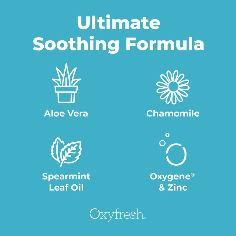 [Australia] - Oxyfresh Premium Pro Relief Dental Gel with Zinc –Infused with Aloe Vera, Chamomile and Xylitol – Dentist Recommended to Help Soothe Gum Tissue. 4 oz. 
