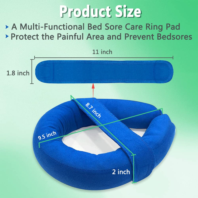 [Australia] - Zelen Arm Elevation Pillow Support, Arm Rest Elbow Pillow for Broken Arms, Elbow Pillows for Adults After Surgery, Sleeping Hand Pillows, Arms Support Post Surgery for Wrist, Leg, Knee, Ankle (2 Pcs) 