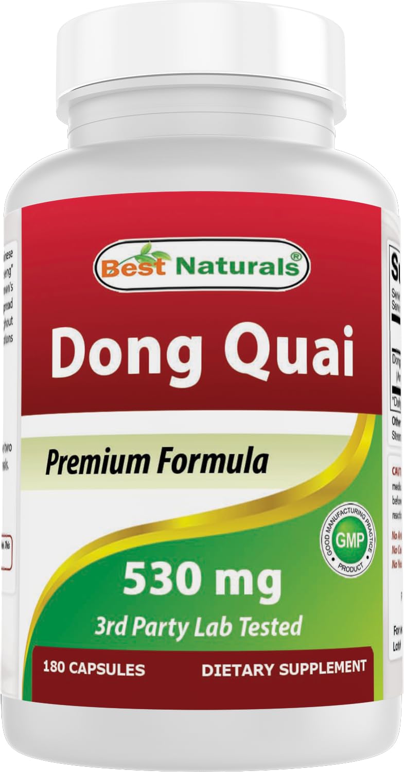 [Australia] - Best Naturals Dong Quai 530 mg 180 Capsules 