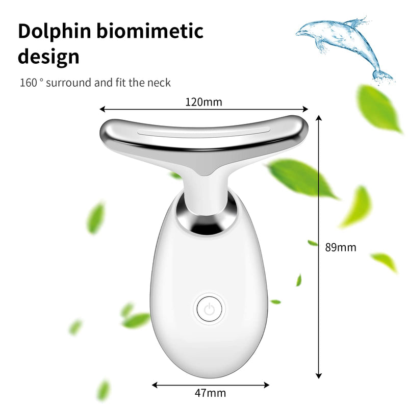 [Australia] - Red Light Therapy for Face, LED Face Massager, RED Light Device (White, 7 Color) 
