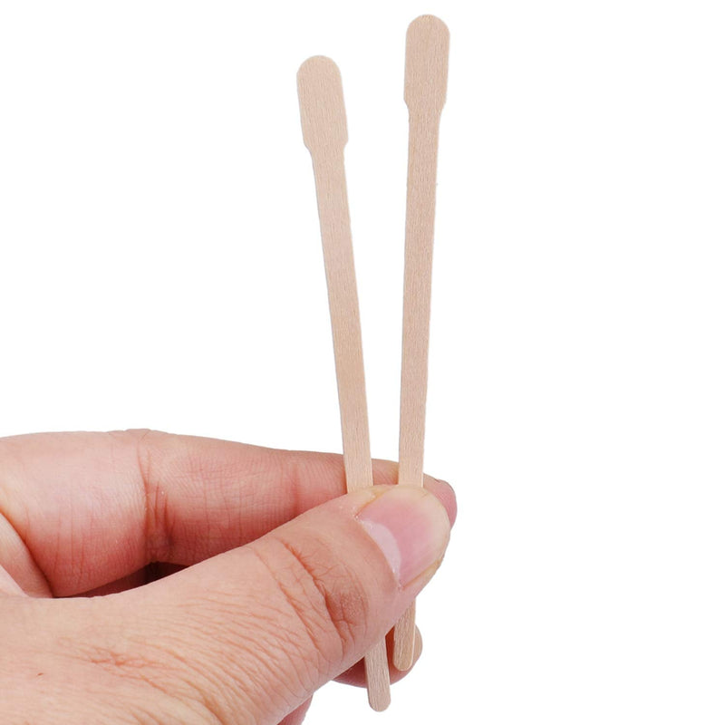[Australia] - Hedume 2000 Pack Wax Spatulas Whaline Wood Waxing Applicator Sticks Small for Hair Removal Eyebrow Body 