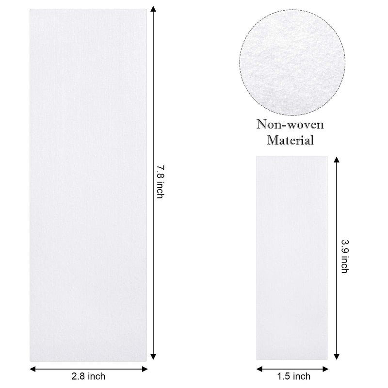 Maitys 1000 Pieces Non-woven Wax Strips for Body Facial Hair Removal Beauty Waxing Strips for Leg Face Chest Back and Bikini, 2 Sizes