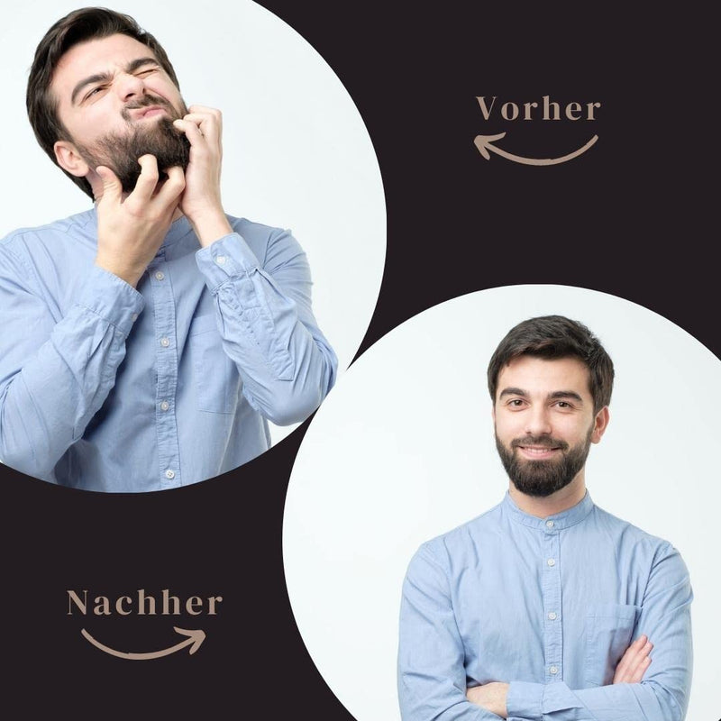 [Australia] - BartZart beard oil set with cedar wood made of high-quality beard oil and natural beard wax, premium beard care set for daily beard care, beard care set for men, beard balm, 2 pieces (pack of 1). 