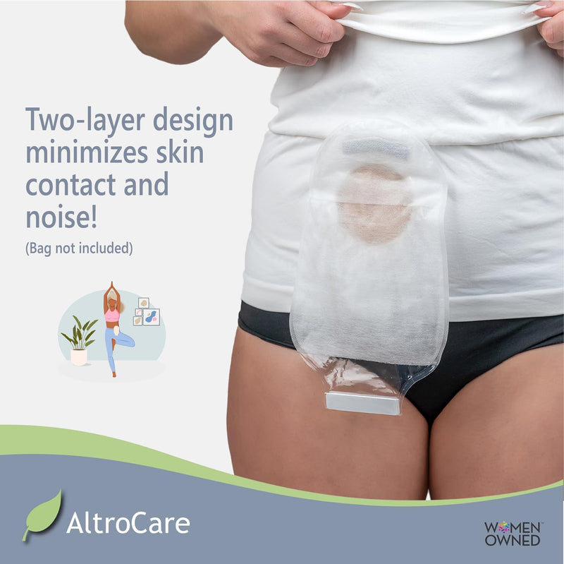 [Australia] - Stoma Support Garment. 2-Layer ostomy wrap with inner pocket to hold stoma bag. (M/L) Medium/Large 