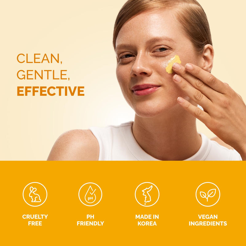 PLANTIFIQUE Korean Turmeric Clay Mask for Dark Spots - Calms, Refines Pores | Hydrating Face Masks with Vitamin C, Kaolin & Bentonite, Aloe Vera - Mascarilla de Arcilla, Includes Spatula, 3.88oz