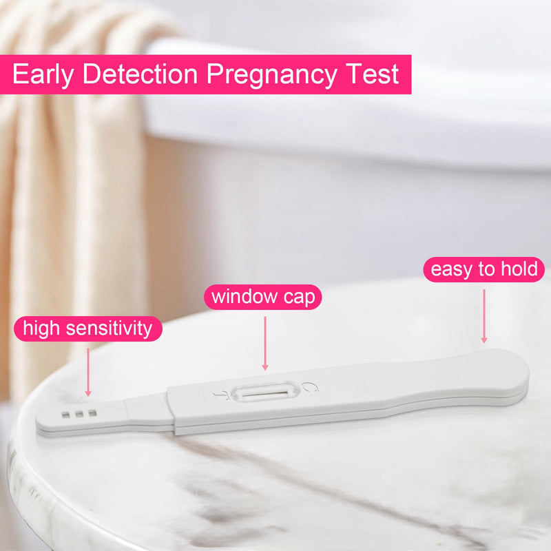 [Australia] - Pregnancy-Test Sticks-HCG Pink-Clear Early-Detection 3Count in 30 Seconds Individually Wrapped White-pink 