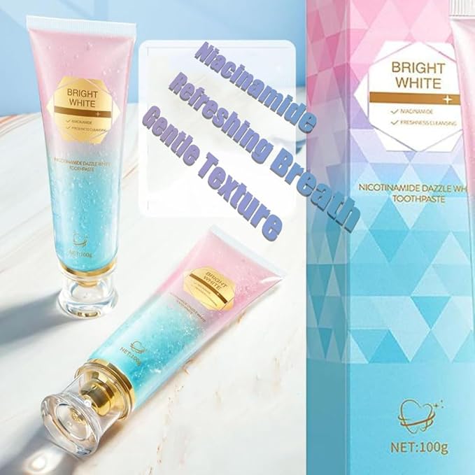 [Australia] - Niacinamide Whitening Toothpaste, Niacinamide Toothpaste, Intense Teeth whitening, Gently Repairs Sensitive Teeth, Protect Tooth Enamel, Fresh Breath, Fluoride-Free(3.5 Ounce (Pack of 2)) 