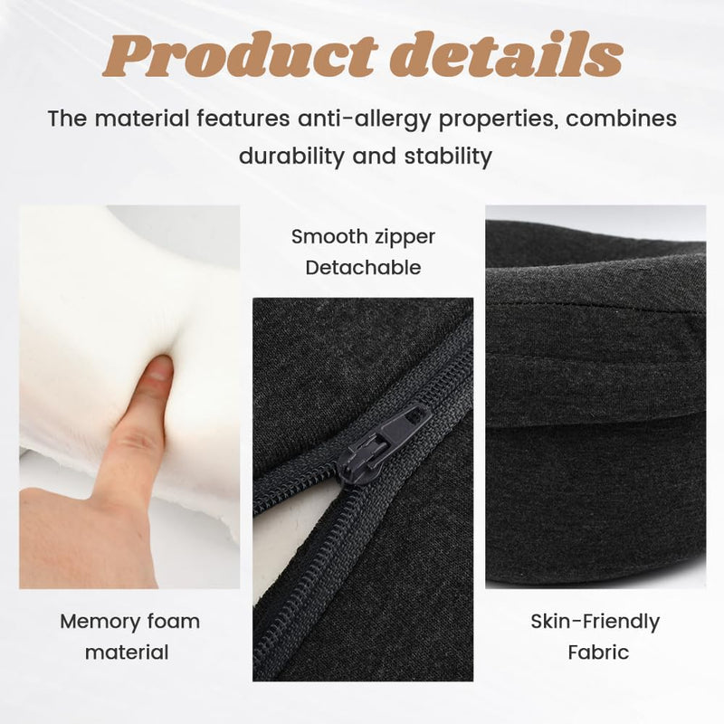 [Australia] - Face Down Pillow - Post Surgery Recovery Pillow for BBL, Post Eye Surgery & Vitrectomy Grey 