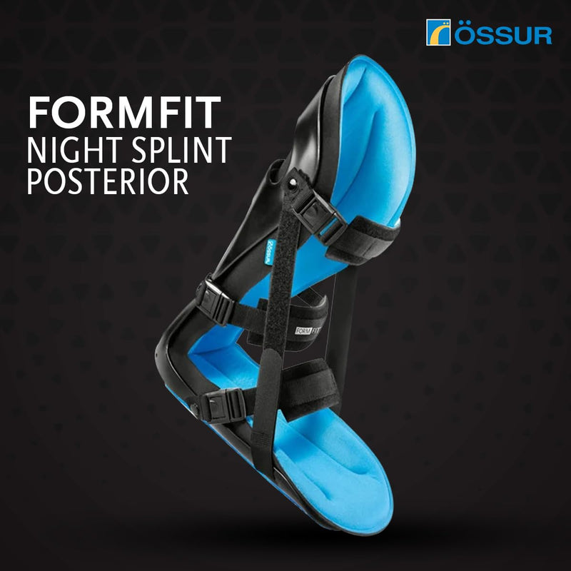 [Australia] - Össur Night Splint Posterior - Plantar Fasciitis & Heel Pain Relief - Adjustable Support for Men & Women - Orthopedic Sleep Aid for Foot Arch Pain, Achilles Tendonitis, and Recovery - Large Large (Pack of 1) 