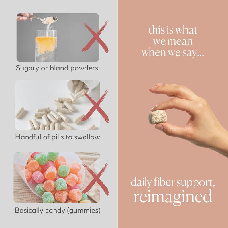 [Australia] - Fiber Supplement - 5g Daily Fiber Bite - Supports Regularity, Digestion and Gut Health - All Natural Ingredients, Peanut Butter Cacao Flavor, 30 Servings 