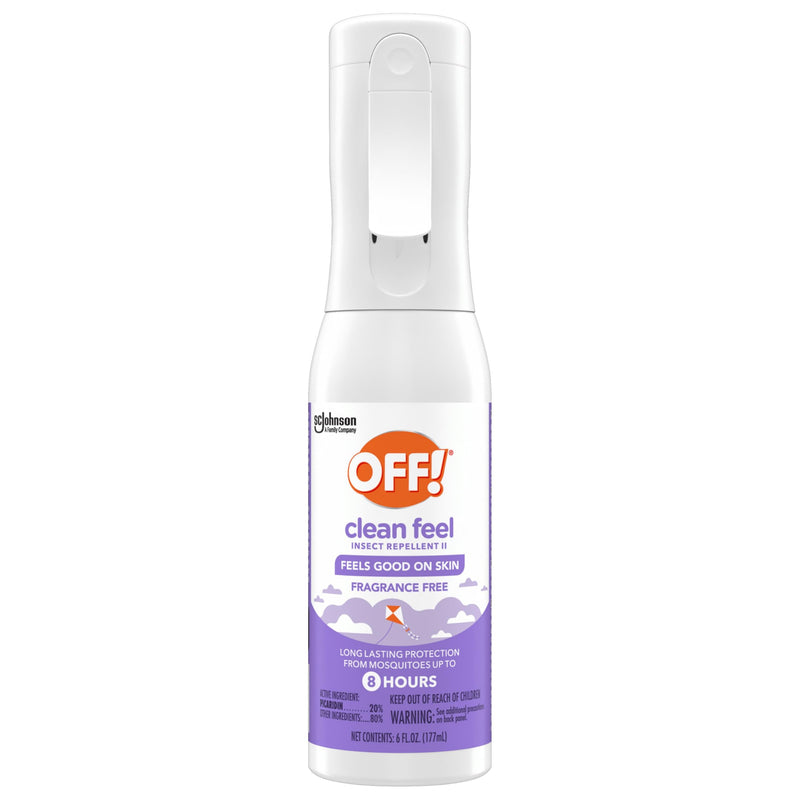 [Australia] - OFF! Clean Feel Insect Repellent Misting Spray, Fragrance-Free Bug Spray for Lasting Protection from Mosquitoes and Ticks, 6 oz 
