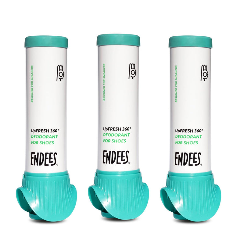[Australia] - endees UpFresh 360¬∞ Shoe Deodorizer Spray ‚Äì 3 x 3.38 Fl Ozl I Foot Odor Eliminator Shoe Spray for Smelly Shoes, Feet, Sneakers, Boots, and Gym Bags, Stinky Smell Elimination Deodorant, Travel Size 
