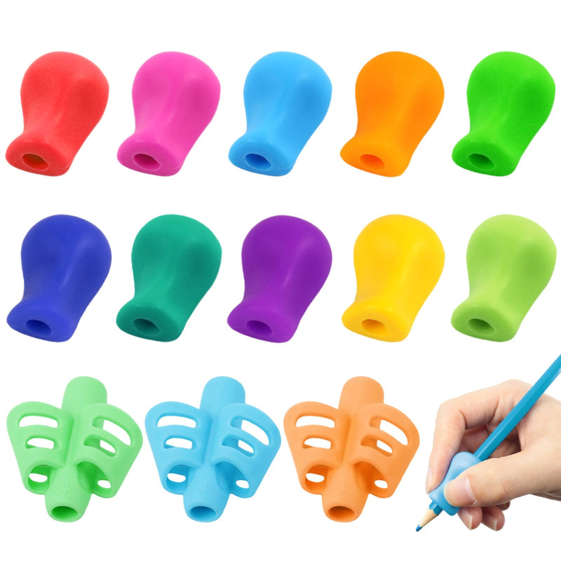 [Australia] - Tumurup Pack of 13 pen holder children's aid, writing aid for pen children, writing aid, pen position, grip aid, pen, children's pen aid, ergonomic pens, children's right-handed or left-handed pens 