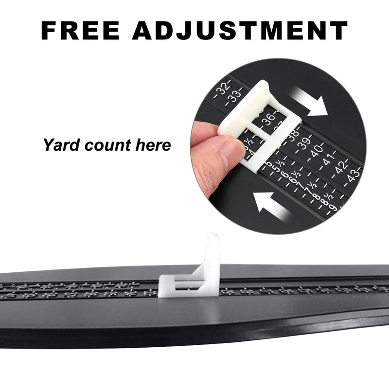 [Australia] - Aililong Shoe Sizer Foot Measuring Device Children's Shoe Measuring Device - Suitable for Children and Adults - Foot Measuring Device for Children Shoe Measuring Device (Black) 