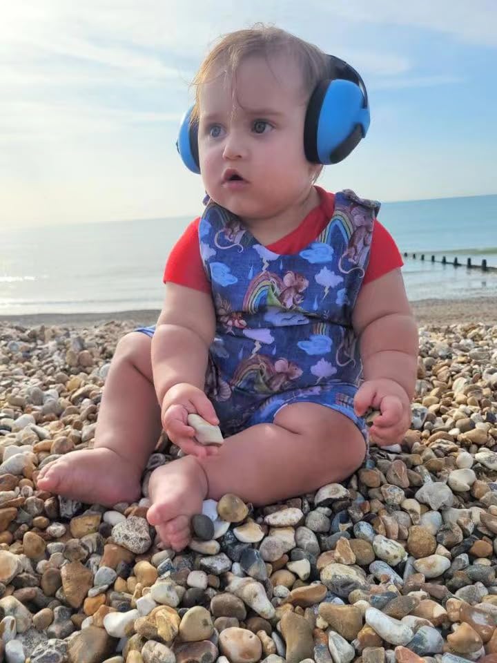 [Australia] - PandaEar Baby Ear Protection Noise Cancelling HeadPhones Ages 0-3 Years | Infant Hearing Protection Earmuffs -Blue Blue 