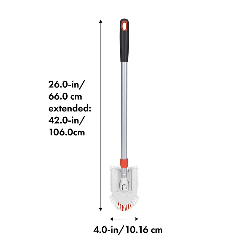 OXO Good Grips Extendable Tub & Tile Brush,Orange