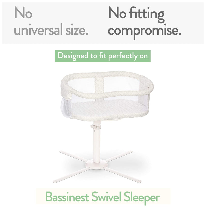 [Australia] - Bassinet Fitted Sheets for Halo Bassinest Swivel Sleeper Mattress – Snuggly Soft 100% Jersey Cotton – 2 Pack – Light + Dark Sage Green – 2 Pack 