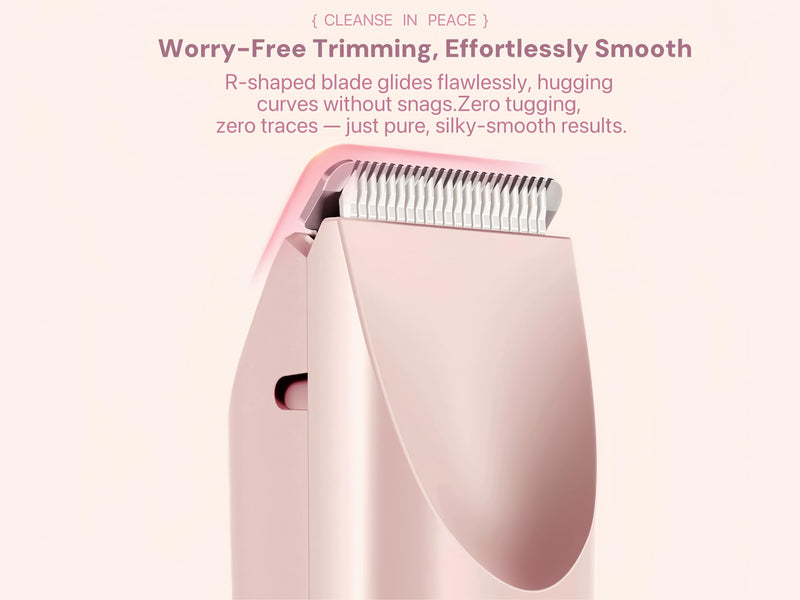 [Australia] - Bikini Shaver & Trimmer for Women - Dermave 2-in-1 Electric Shaver, IPX7 Waterproof Body Hair Remover & Bikini Line Razor, USB Rechargeable for Sensitive Skin (Legs, Underarms) 